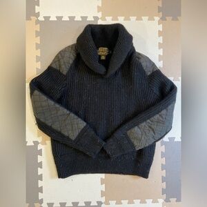 Double RL Field/Garment Heavy Duty 100% Wool Sweater Men's Large